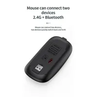 Gray Bluetooth Keyboard & Mouse Combo thumbnail 6