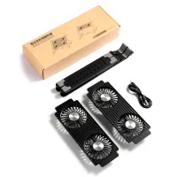 RGB Gaming Laptop Cooling Pad with Silent Fans thumbnail 6