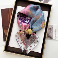Luxury Silk Square Scarf thumbnail 1