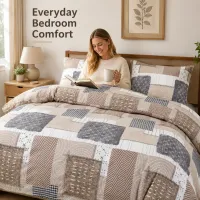 Boho Patchwork Duvet Cover Set thumbnail 4
