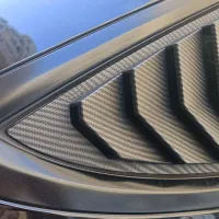 Tesla Model 3/Y Carbon Fiber Window Louvers thumbnail 4