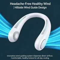 Portable Bladeless Neck Fan USB Rechargeable thumbnail 2