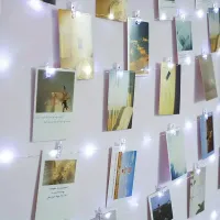 LED Photo Clip Fairy String Lights thumbnail 6