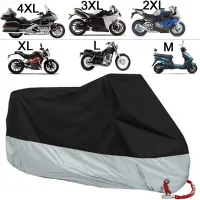 All Season Motorcycle Cover Sun Reflective Waterproof UV Protection M-4XL thumbnail 1