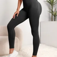 Seamless Hip Lift Yoga Leggings thumbnail 3