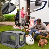 Foldable Pop-Open Pet Travel Crate thumbnail 4