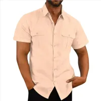 Cotton Linen Men's Summer Shirt thumbnail 5