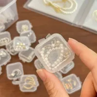 Mini Clear Plastic Jewelry Storage Box thumbnail 4