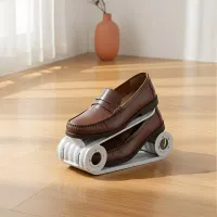 3-Tier Adjustable Shoe Storage Rack thumbnail 5