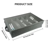 Stackable Flatware Organizer Box thumbnail 3