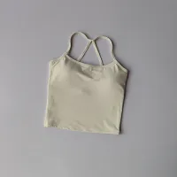 Seamless Nude Scrunch Push-Up Yoga Tank Top thumbnail 4