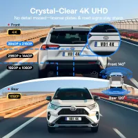 Baseus 4K Dash Cam VD1 Pro Front/Rear thumbnail 3