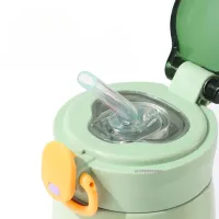 304 Stainless Steel Insulated Thermos Cup with Straw thumbnail 3