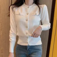Autumn Knitted Cardigan Sweater for Women thumbnail 3