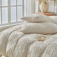 Beige Boho Duvet Cover Set Full/Queen thumbnail 3
