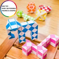 Magic Snake Cube Fidget Puzzle – 24 Blocks thumbnail 3
