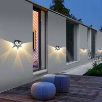 Solar Motion Sensor Wall Lights thumbnail 4
