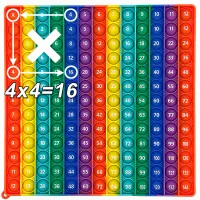 12x12 Multiplication Bubble Fidget Math Toy thumbnail 1