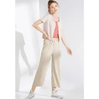 Wide Leg Ice Silk Summer Pants thumbnail 3