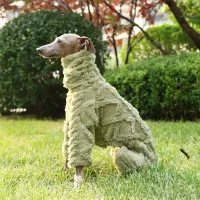 Winter Plush Dog Jumpsuit Coat thumbnail 6