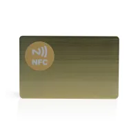 Metal NFC Business Card with Dual Chip thumbnail 2