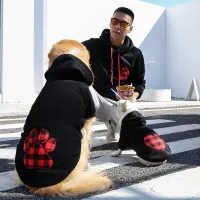 Winter Fleece Dog Hoodie with Hat thumbnail 1