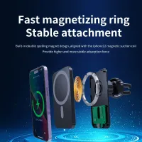 30W Magnetic Wireless Car Charger thumbnail 2
