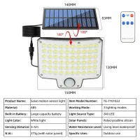 Solar Motion Sensor Flood Light thumbnail 6
