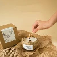 Coconut Shell Aromatherapy Candle thumbnail 2
