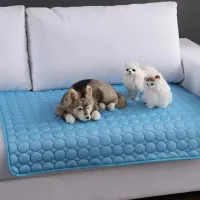 Pet Cooling Mat – Summer Ice Silk Bed thumbnail 1