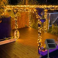 Solar Christmas Garland Lights thumbnail 6