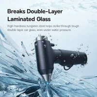 Baseus GoTrip DT2 Car Safety Hammer 2-in-1 thumbnail 2