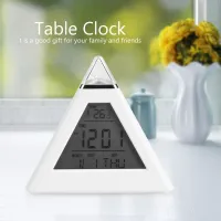 Pyramid LED Alarm Clock Thermometer thumbnail 2
