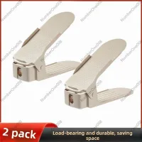 Adjustable 2-Tier Stackable Shoe Rack thumbnail 2