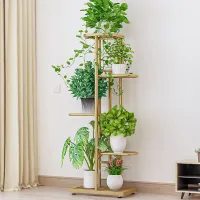 Iron Flower Stand with Pots Tray thumbnail 5