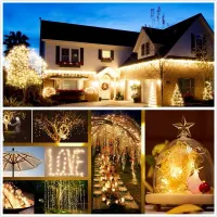 400LED Solar String Lights Outdoor 120FT thumbnail 5