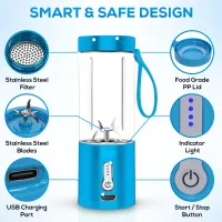 Portable 530ml Smoothie Blender with Battery thumbnail 2