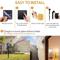 Solar Fairy Lights - 8 Modes Waterproof thumbnail 6
