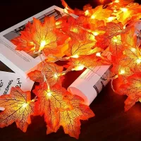 Maple Leaf LED String Lights thumbnail 2