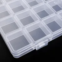 Clear Plastic Jewelry Organizer Box thumbnail 1