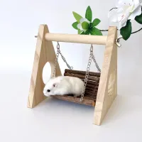 Apple Wood Hamster Swing Chew Toy thumbnail 1