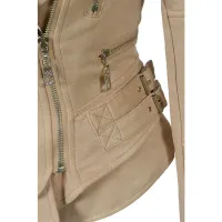 Women's Faux Leather Slim Jacket thumbnail 5