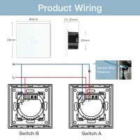 BSEED Tuya WiFi Smart Touch Switches 2-Pack thumbnail 6