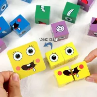 Kids Face Change Cube Puzzle Toy thumbnail 5