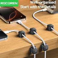 Rocoren Magnetic Cable Organizer 6PCS thumbnail 2
