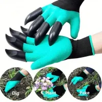 Garden Gloves with Built-in Claws thumbnail 1