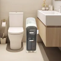 Slim Bathroom Storage Cabinet thumbnail 3