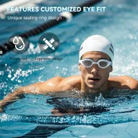Anti-fog Swimming Goggles with UV Protection thumbnail 3