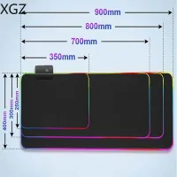 XXL RGB Gaming Mouse Pad - 12 LED Lights thumbnail 6