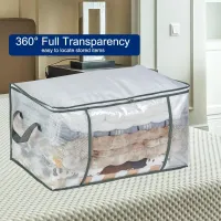 80L Clear Storage Bags 3-Pack thumbnail 3